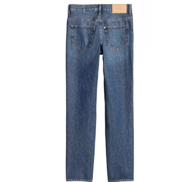 H&M Uni Jean 2 Unisex Jeans Dark Denim - Picture 2 of 7